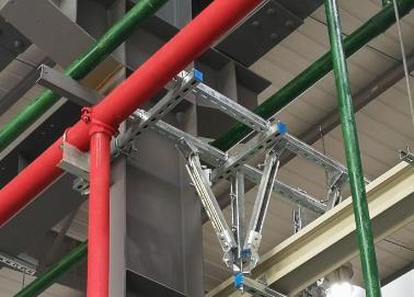 金平该抗震支架的整体式支吊架结构协调性好